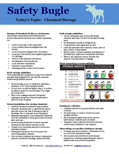 Chemical Storage